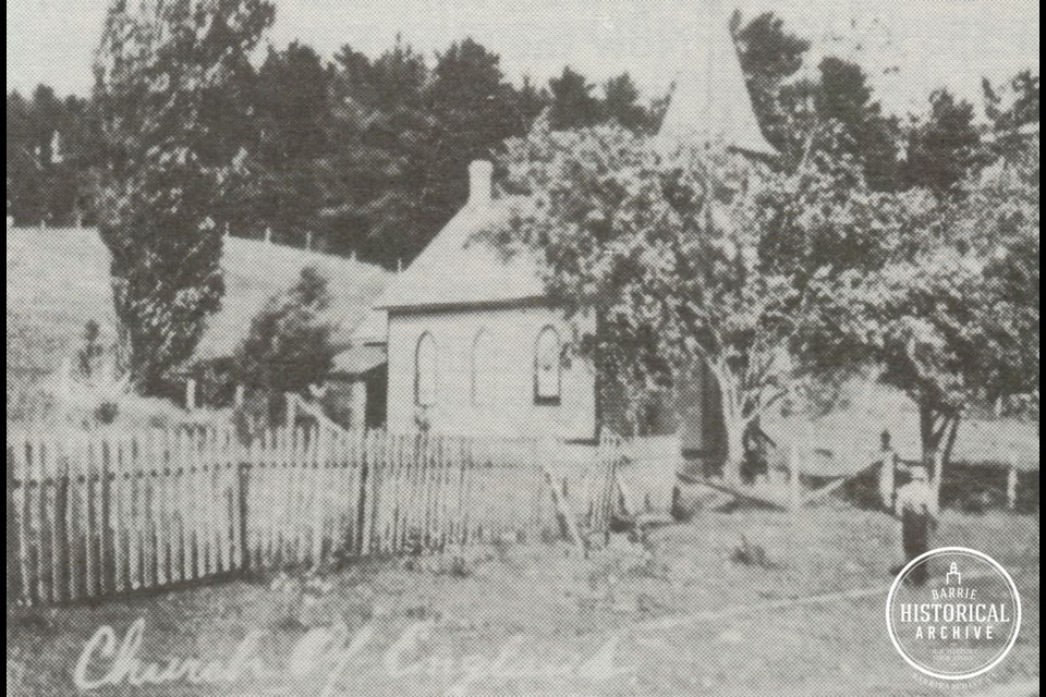 St. Paul's Anglican Church as it appeared circa 1900.