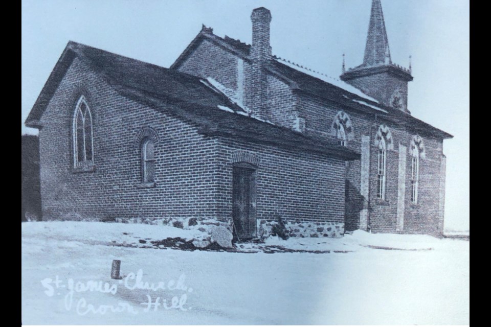 St. James Anglican Church in Crown Hill, north of Barrie, is shown in an undated photo. 