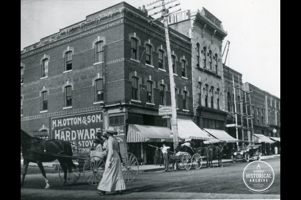 Haughton Lennox once had his law offices above the Otton Hardware building at Five Points. 