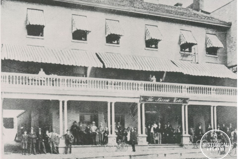 The Barrie Hotel in 1897.