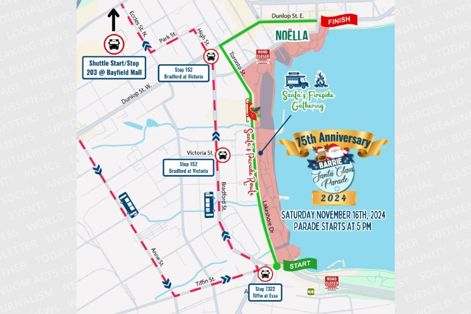 Everything you need to know about Barrie's Santa Claus Parade Barrie News