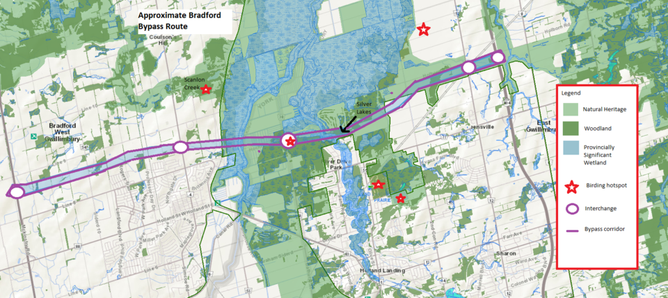 Holland Marsh Highway Map