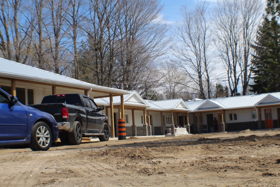 Work continued on April 25, 2019 at the former Barr's Motel on Essa Road in Barrie, which is being converted into affordable housing under the name Lucy's Place. Raymond Bowe/BarrieToday