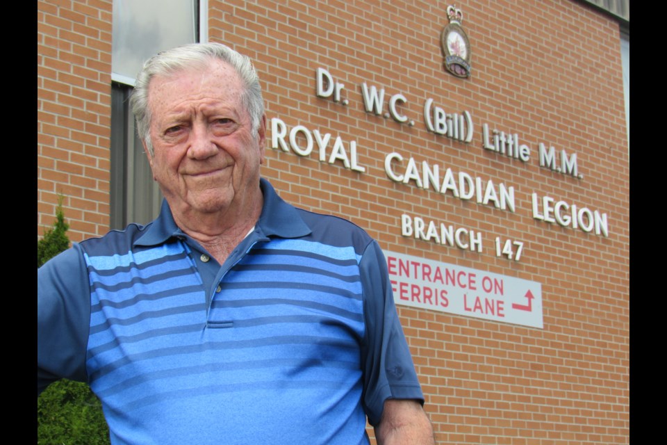 Marcel Vigneault hopes the Barrie Legion will still be hosting events long after COVID is gone, Thursday, July 24, 2020. Shawn Gibson/BarrieToday                               