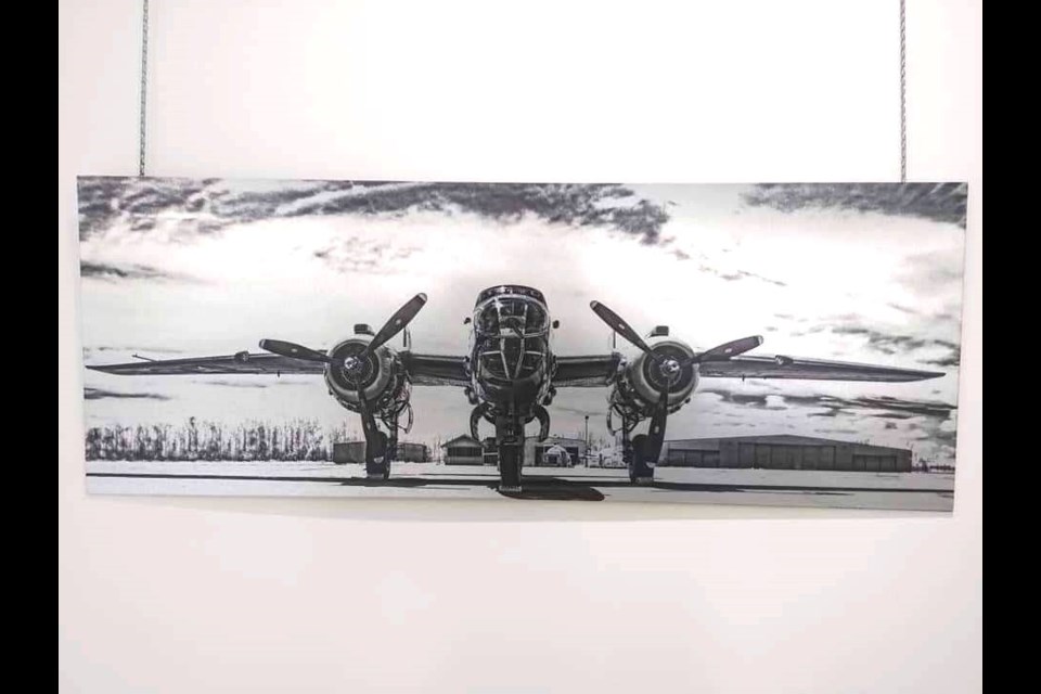 Ian McIntosh's piece, 'B25 Bomber' was auctioned off in support of the RVH Foundation on Thursday, Dec. 5, 2019.