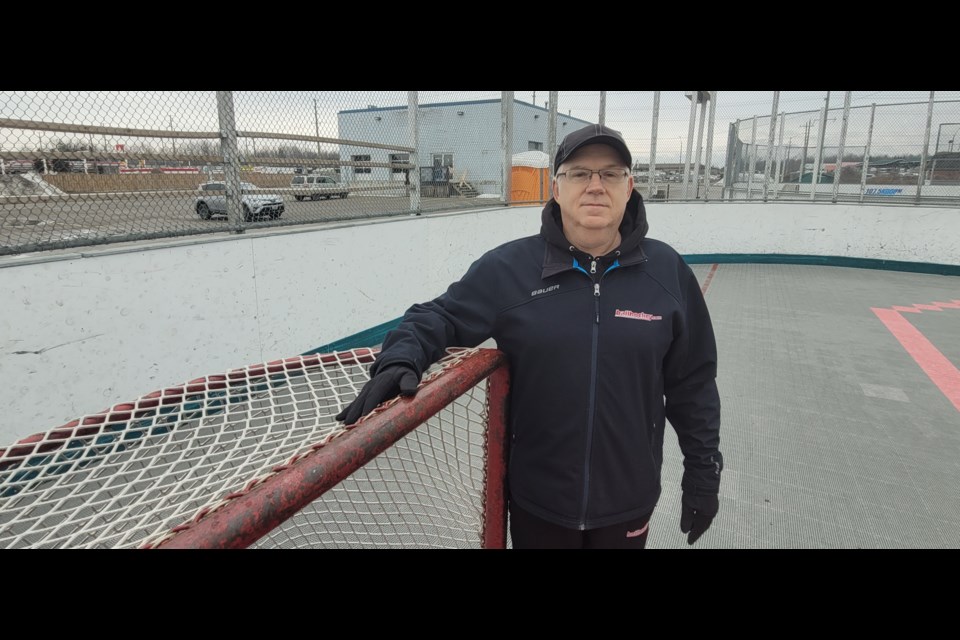 Barrie Ball Hockey Club manager Mike Browning is hoping for a sudden death assist from someone in the community to help find a new home for local ball hockey players.