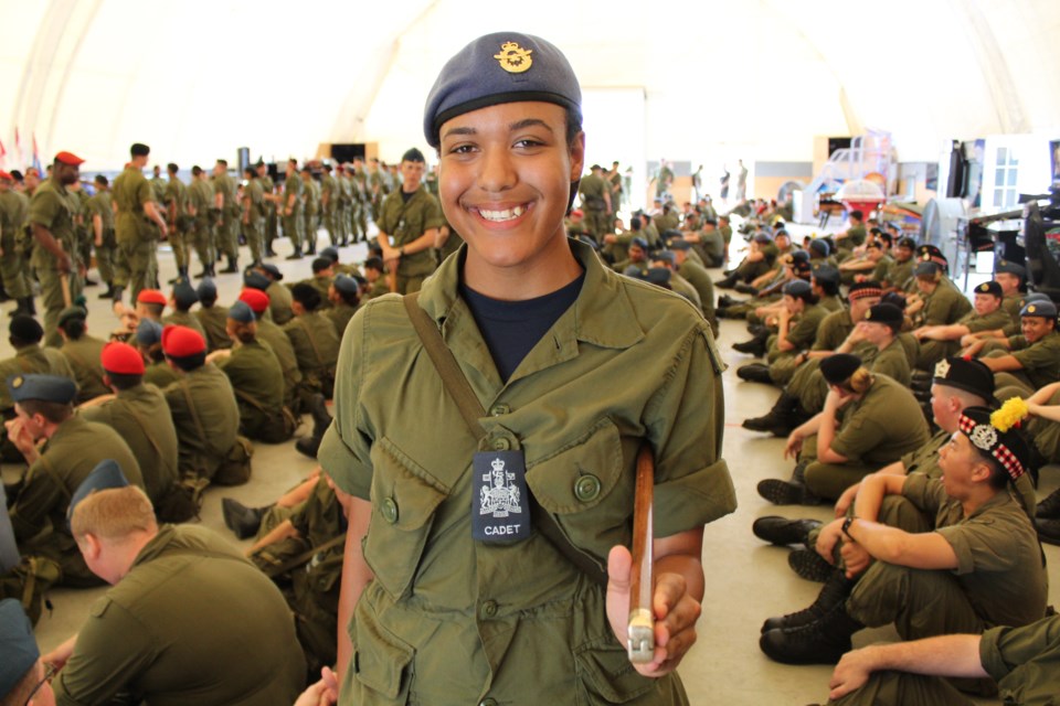 Blaise Harrington, an 18-year-old Bowmanville native, says the Blackdown cadet program has taught her to be more assertive. 
Raymond Bowe/BarrieToday