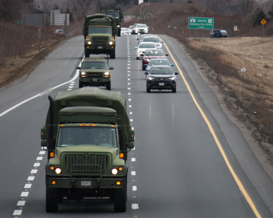 2022-02-09 Military convoy highway