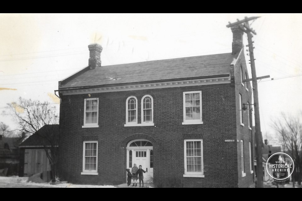 The Caldwell house as it appeared in 1944