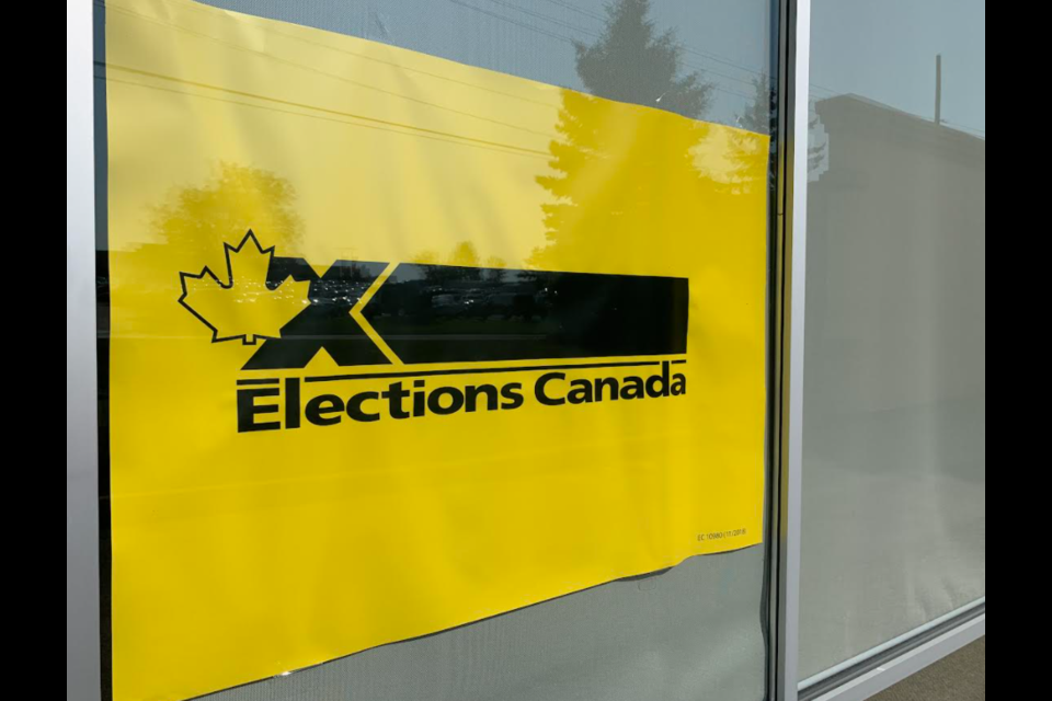 Elections Canada offices are open in the Fort McMurray-Cold Lake riding in Lac La Biche, Cold Lake and Fort McMurray. Offices have Elections Canada signage.