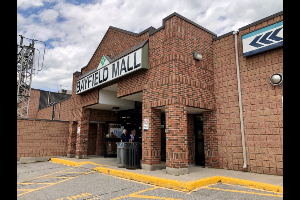 Bayfield Mall in north-end Barrie. 
