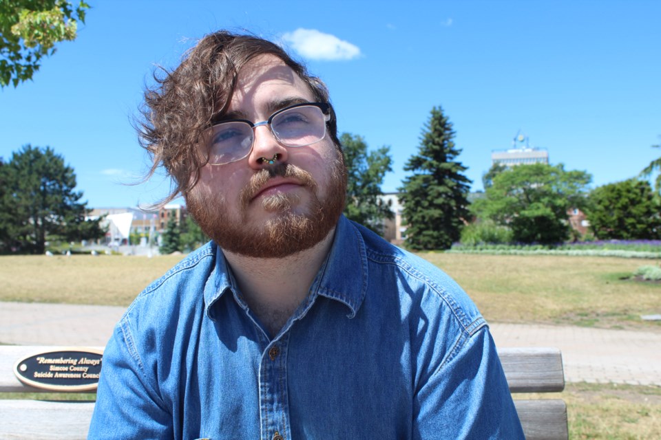 Brandon Rheal Amyot has organized the Rally for Sex Ed, which is set for 7 p.m., Friday, at Meridian Place in downtown Barrie. Raymond Bowe/BarrieToday