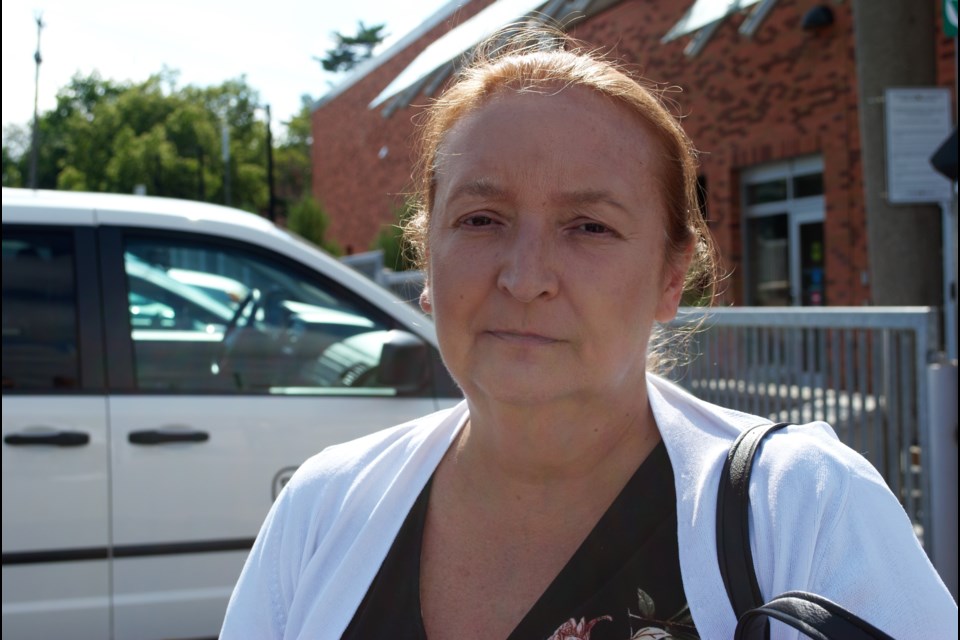 Judi Coyle stands outside the Barrie courthouse after Shawn Roy was sentenced in the sexual assault of her daughter, Kassidi Coyle. Jessica Owen/BarrieToday