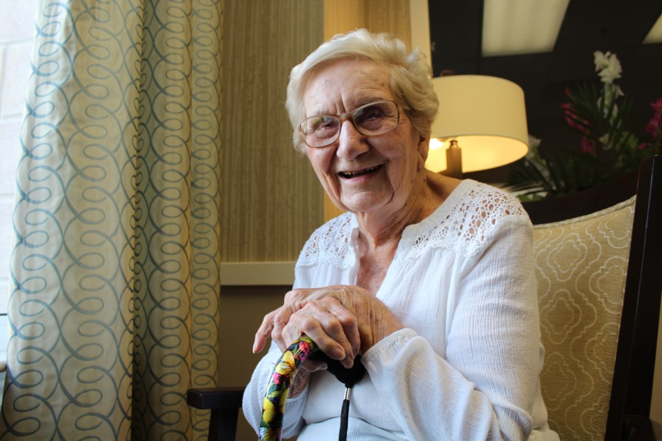 Barrie's Leona Minnikin may be 97 years old, but she still has plenty of things she wants to do in life. She has been in a helicopter, a bush plane and recently rode in an 18-wheeler, but she'd still like to make a trek to the Arctic. Raymond Bowe/BarrieToday