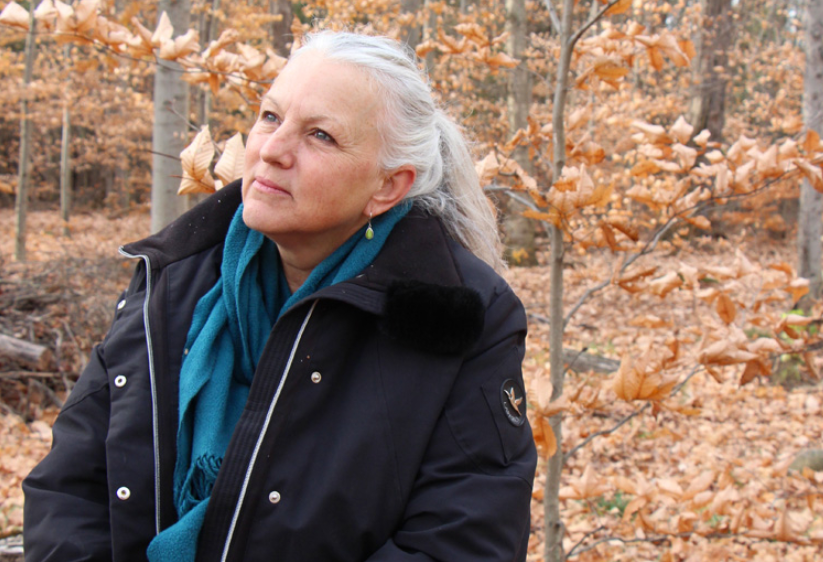 Fran Mills, a certified forest therapy guide, says that a forest therapy walk is not about the destination, but about making a connection with nature using all of our senses.
