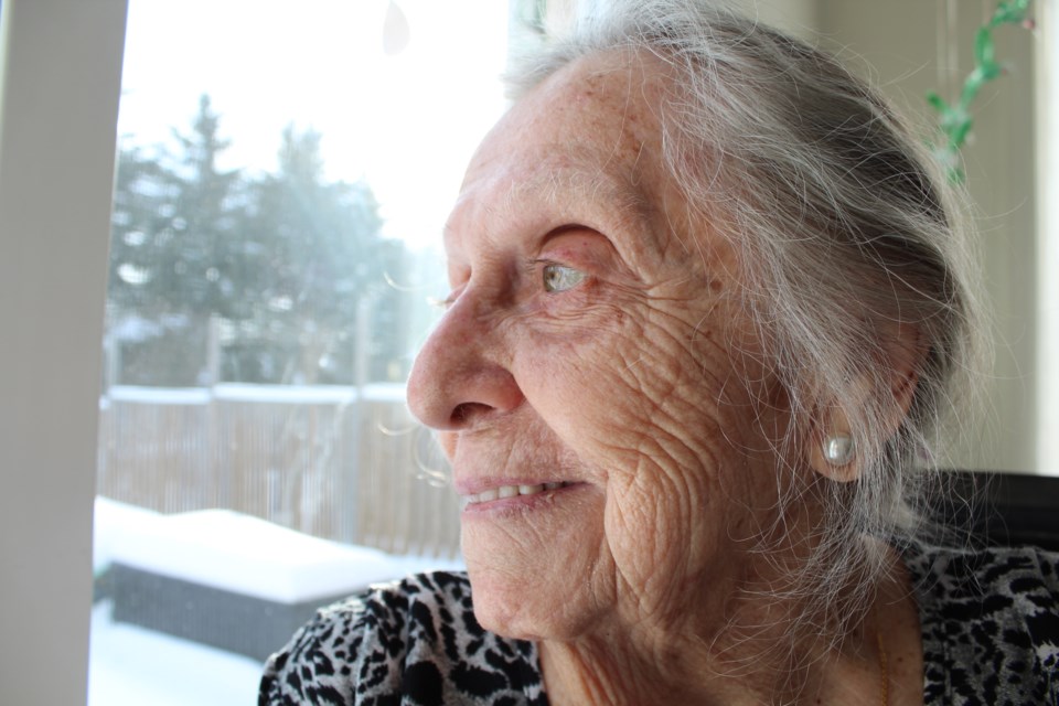 Madeleine Jug, a 91-year-old Holocaust survivor, has been living with family friend Patty Picarelli since last October. Picarelli is seeking help to renovate her home to accommodate Jug, including the installation of a ground-level bathroom with a shower. Raymond Bowe/BarrieToday