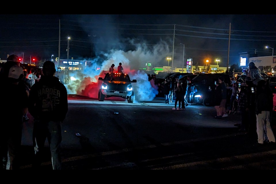 A truck rally was held late Saturday at Georgian Mall in Barrie. 