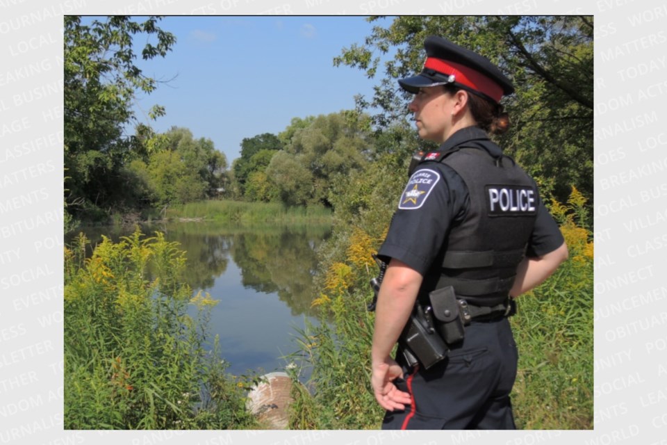 Barrie police Const. Nicole Hankin, then known by her maiden name of Rodgers, is shown in a 2017 file photo. 