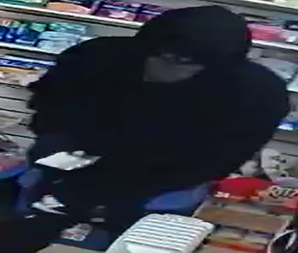 Barrie police have released this surveillance image following a robbery on Feb. 15, 2019 on Innisfil Street. Photo supplied