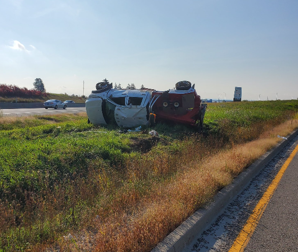 2020-09-28 Tow-truck rollover