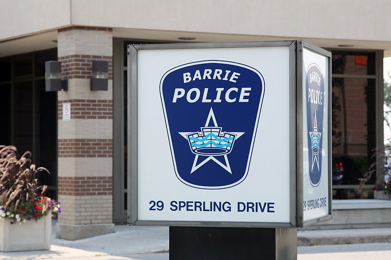 File photo of the Barrie Police station. Kenneth Armstrong/BarrieToday