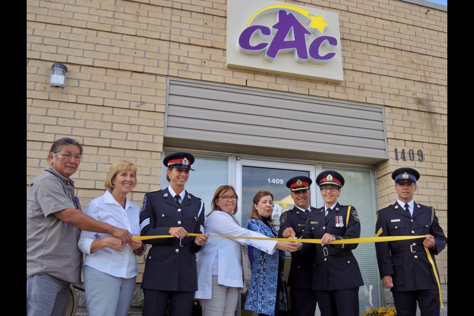 Ribbon cutting to mark the grand opening of a new Barrie Centre for children and youth to disclose abuse.
Sue Sgambati/BarrieToday          