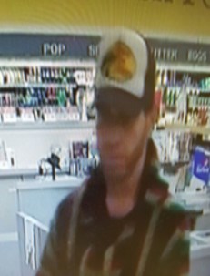 Barrie police released this surveillance image following a theft at a south-end pharmacy on Sunday, March 10, 2019. Photo supplied