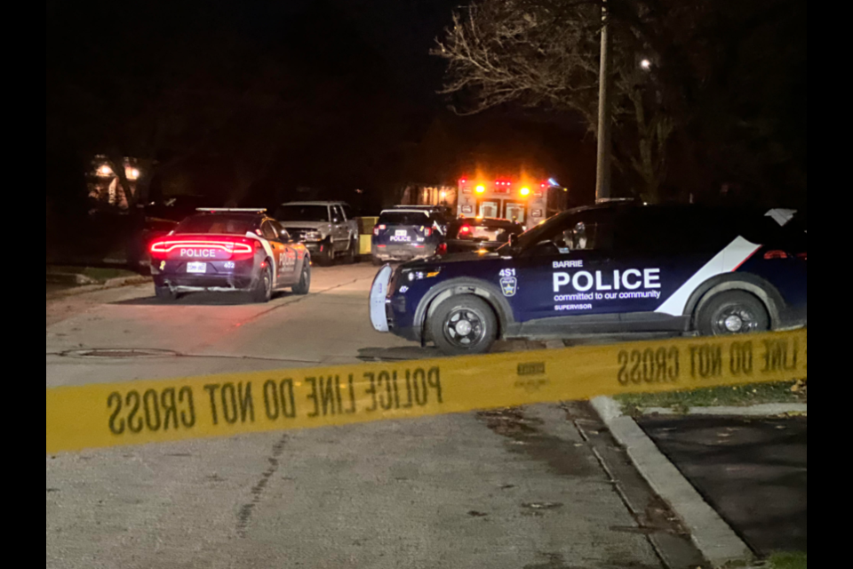 Barrie police are investigating a shooting Friday night in the area of Golden Meadow Road and Hurst Drive in the city's south end. 