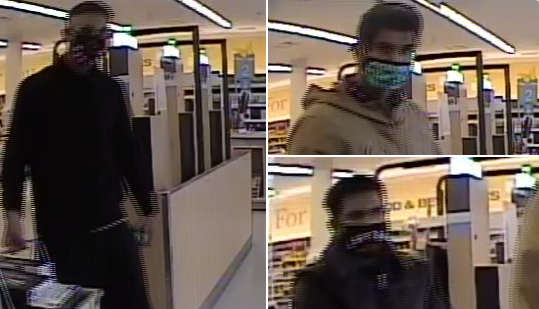 trio stealing from shoppers barrie