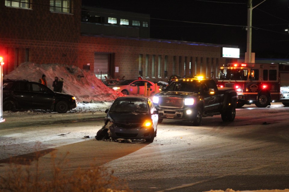 Barrie police are investigating following a three-vehicle crash on Anne Street, south of Dunlop Street, Wednesday evening. The collision happened shortly before 5 p.m. There is no word on charges at this time. Raymond Bowe/BarrieToday