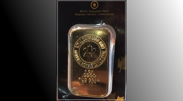 2017-12-22 Fake Gold Bar Barrie Police