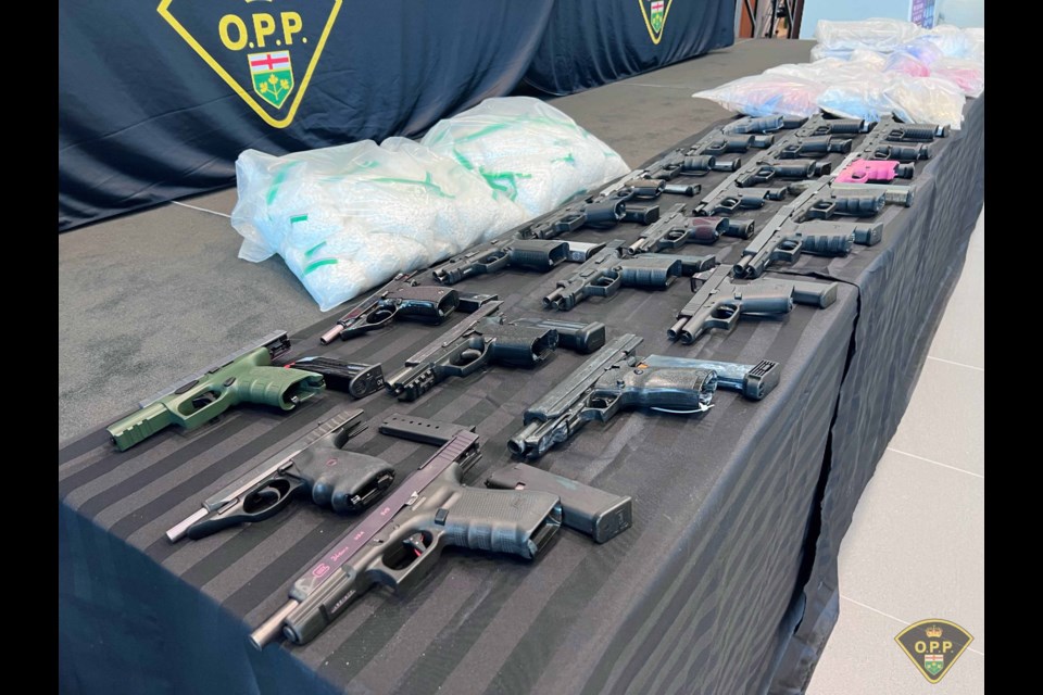 Police seized drugs and weapons as part of Project Moffatt.