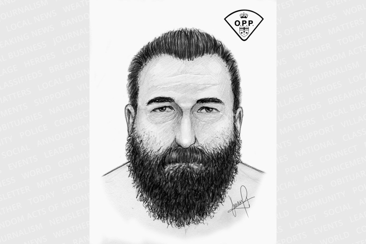 Man sought by police after victim reported being assaulted while walking dogs June 23 at the Barrie Community Sports Complex in Midhurst