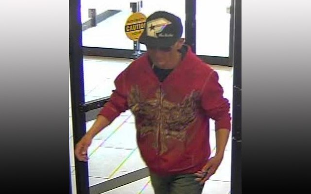 Barrie police are seeking a male suspect following a downtown bank robbery at the RBC located at 53 Bayfield St., on Monday, May 27, 2019. Photo supplied