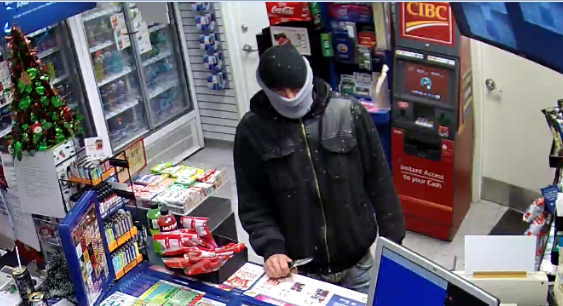 Police hope to identify this suspect involved in a convenience store robbery on Saturday, Nov. 19. Photo provided