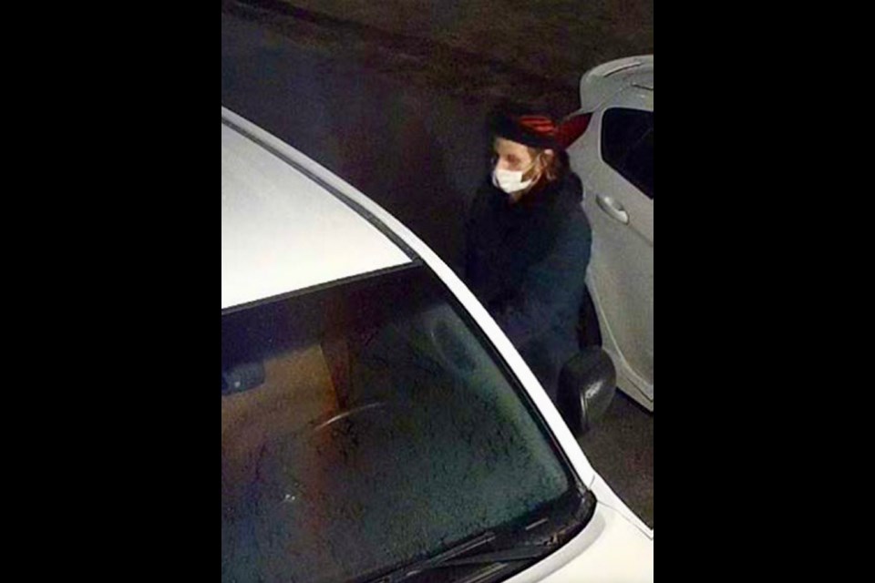 Police are looking for this suspect in relation to a theft from a vehicle.