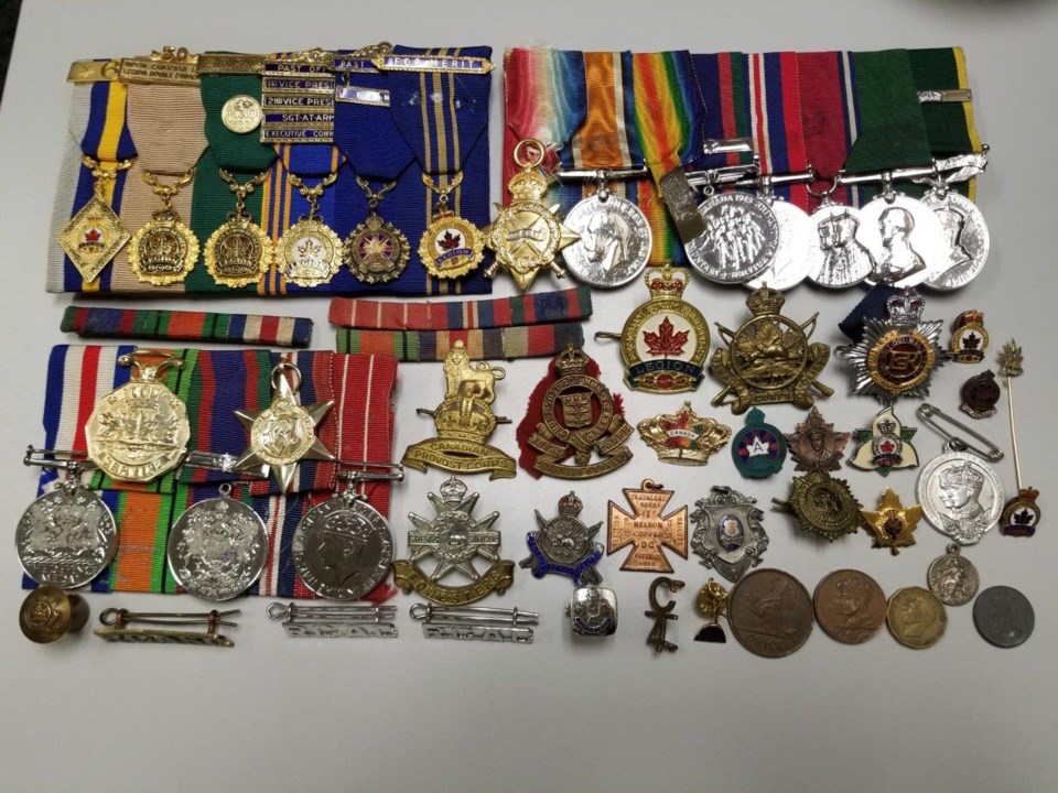 Recovered WW I and WW II Canadian Forces Service Medals part II