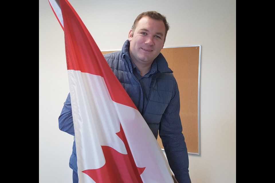 Alex Nuttall cleans out his Alliance Boulevard office on Monday as the former MP of Barrie-Springwater-Oro-Medonte leaves public office. Shawn Gibson/BarrieToday