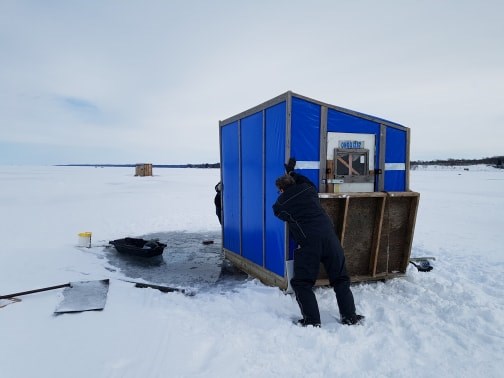 Ice huts on Lake Simcoe are a familiar sight every winter. Shawn Gibson/BarrieToday