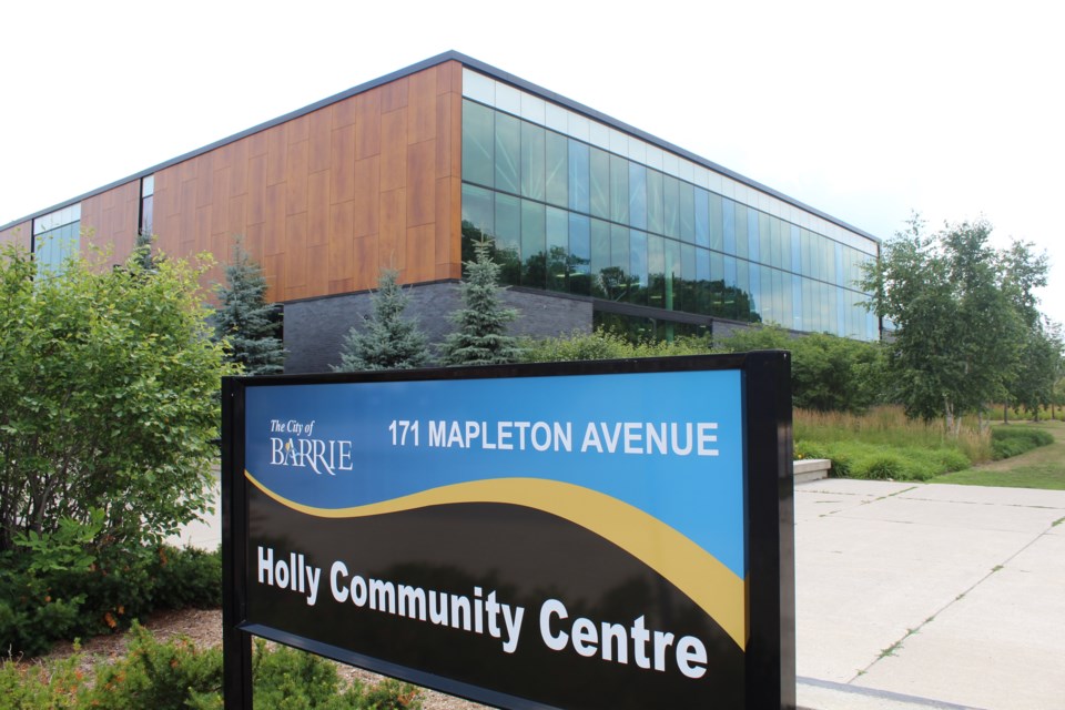 Holly Community Centre, located in south-end Barrie, is shown in a file photo. Raymond Bowe/BarrieToday