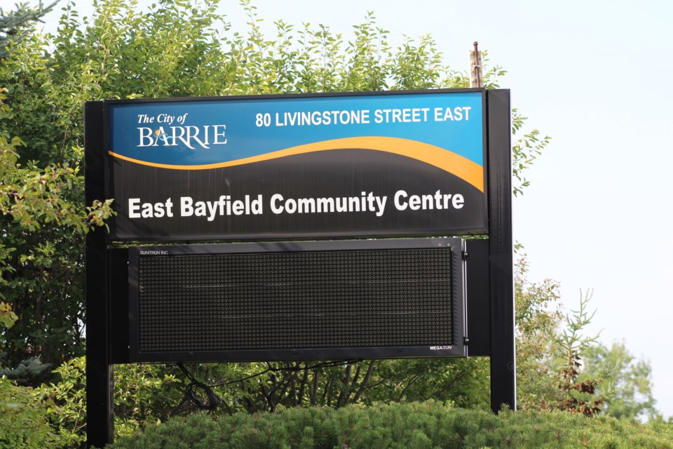 East Bayfield Community Centre in Barrie. Raymond Bowe/BarrieToday
