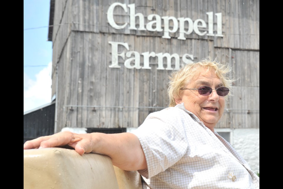 Pauline Chappell, a seventh-generation member of her familyâs farm on Highway 93 just north of Barrie, looks forward to another year of visitors, many of whom are city folk looking for a rural experience. Ian McInroy BarrieToday Aug. 13 2019