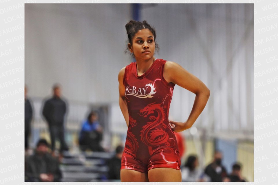 Aleena Dhanji is a member of the Kempenfelt Bay Wrestling Club and her Bear Creek Secondary School team.