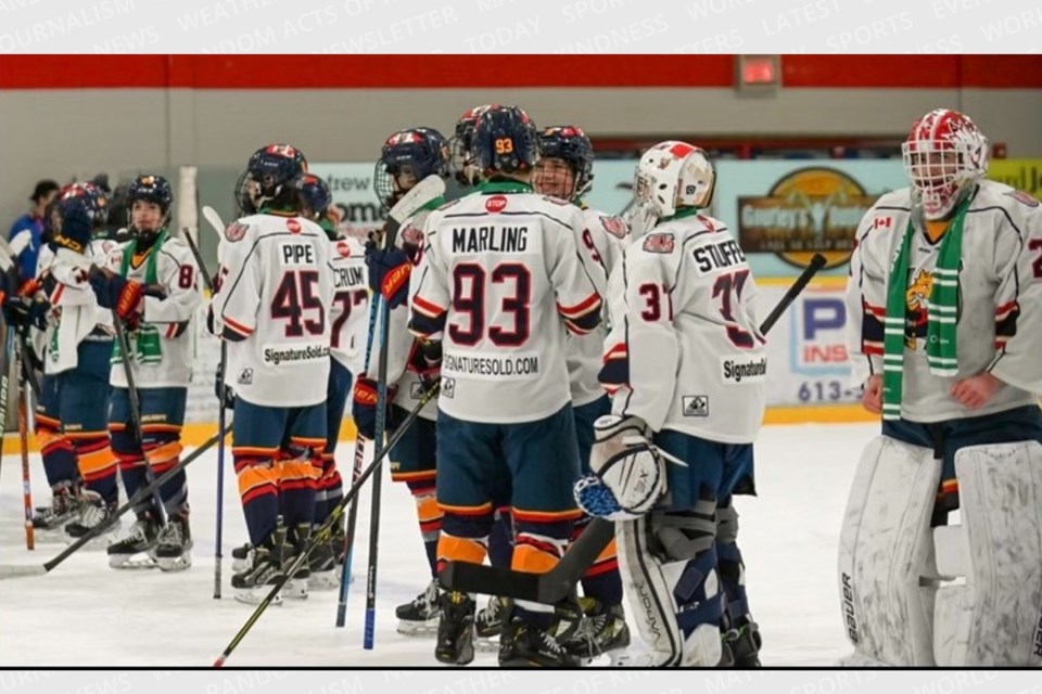 The Barrie Jr. Colts fell to the Toronto Jr. Canadiens at the OHL Cup on Sunday. 