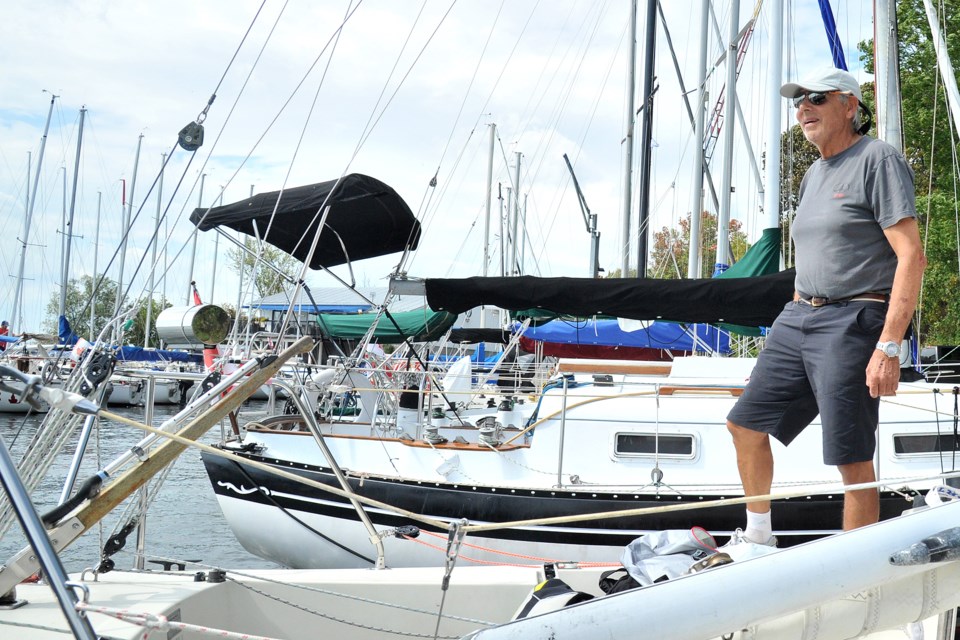 John Osborne, an Olympic sailing gold medal winner, has been a member of the Barrie Yacht Club since 1983.  Ian McInroy for BarrieToday