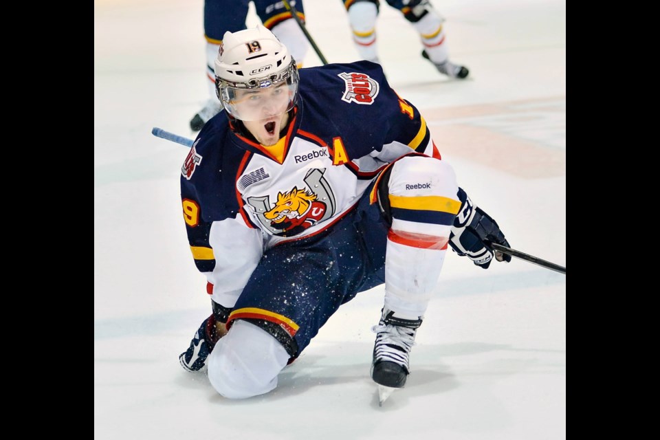 Mark Scheifele is shown during his playing days with the Barrie Colts. Photo courtesy of OHL Images