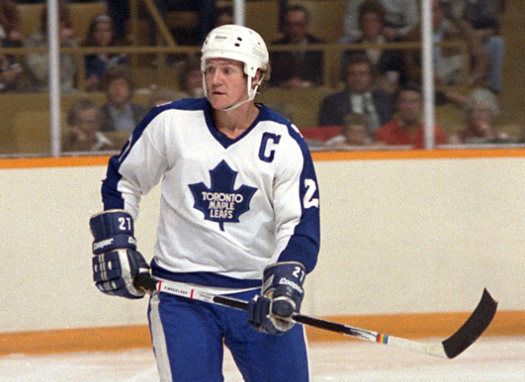 Hockey legend Darryl Sittler in Collingwood in October