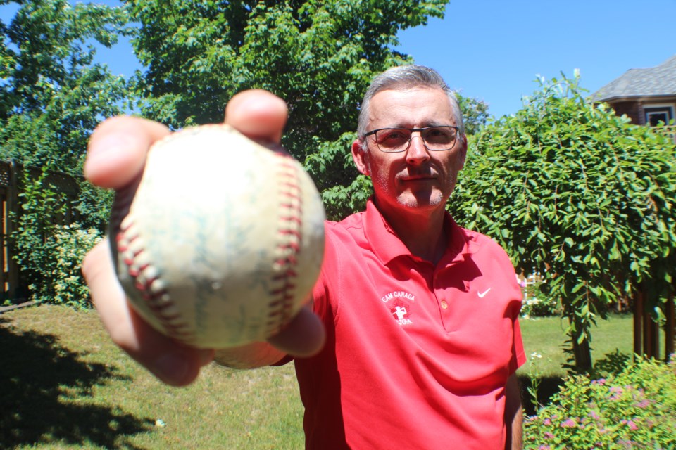 Todd Ferrier is looking forward to a reunion this weekend involving his teammates from the 1983 national baseball championship. Raymond Bowe/BarrieToday