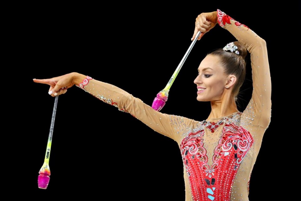 Barrie's Carmel Kallemaa won a gold medal in the rhythmic gymnastics team competition at  Commonwealth Games in Birmingham, England.