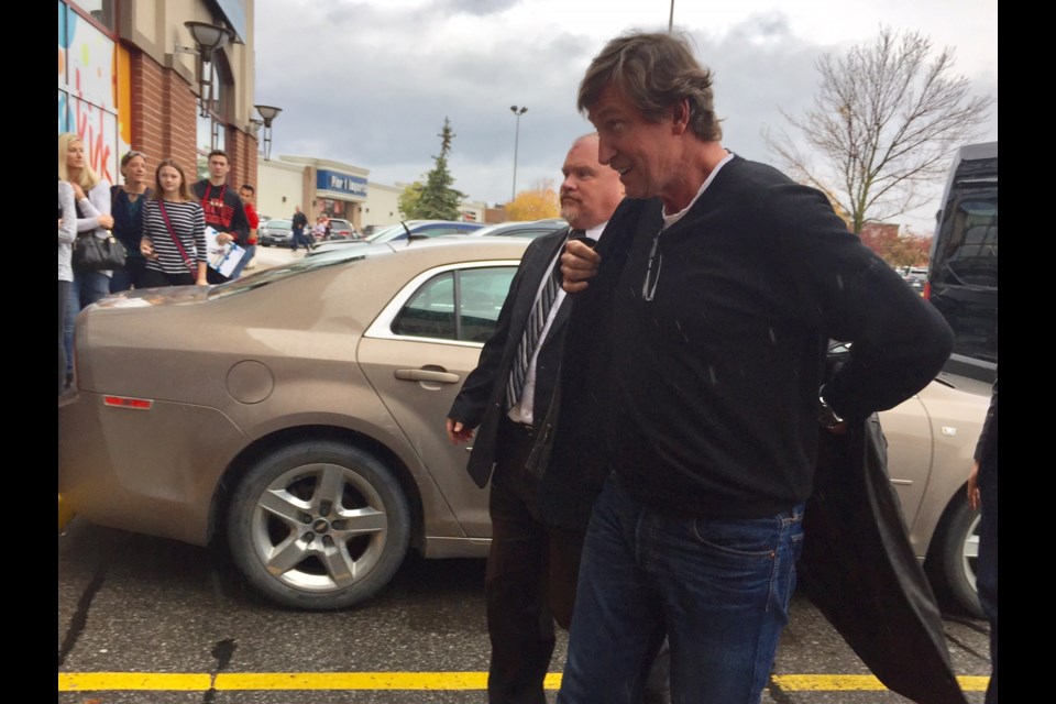 Hockey legend Wayne Gretzky arrives at Chapters Barrie for a book-signing event with hundreds of fans.
Sue Sgambati/BarrieToday